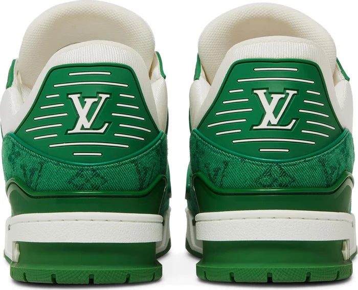 Louis Vuitton Trainer 'Green Monogram Denim'