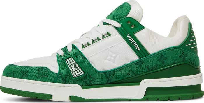 Louis Vuitton Trainer 'Green Monogram Denim'