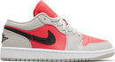 Air Jordan 1 Low 'Light Iron Ore Siren Red'