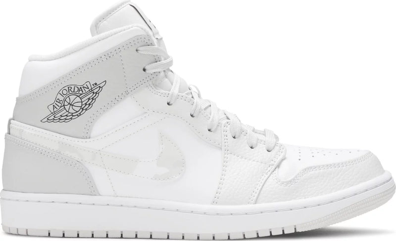 Air Jordan 1 Mid 'Swoosh Logo - Grey Camo'