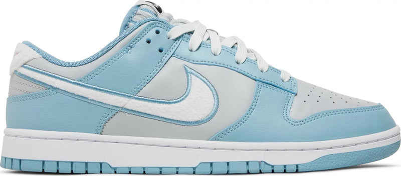 Dunk Low 'Fleece Swoosh - Light Blue'