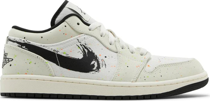 Air Jordan 1 Low 'Brushstroke Swoosh - Paint Splatter'