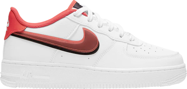 Air Force 1 LV8 GS 'Double Swoosh - Bright Crimson'