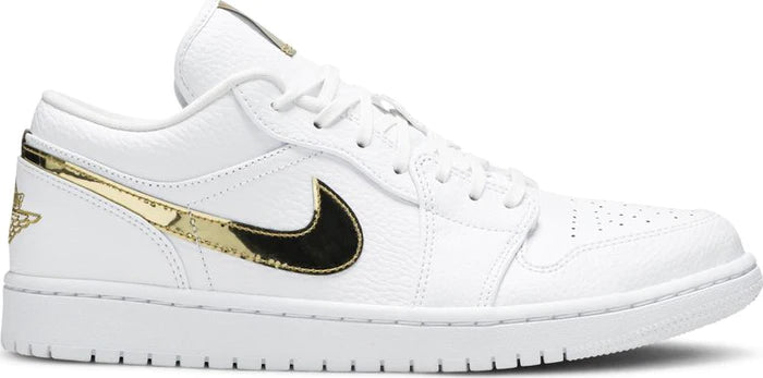 Air Jordan 1 Retro Low 'White Metallic Gold'