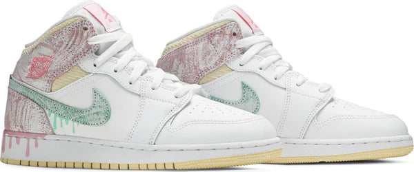 Air Jordan 1 Mid SE GS 'Ice Cream'