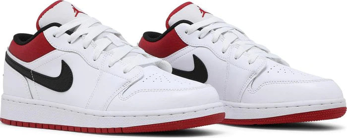 Air Jordan 1 Low GS 'White Gym Red'