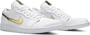 Air Jordan 1 Retro Low 'White Metallic Gold'