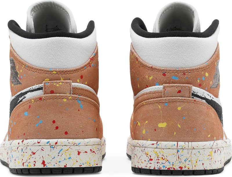 Air Jordan 1 Mid SE 'Brushstroke Paint Splatter'