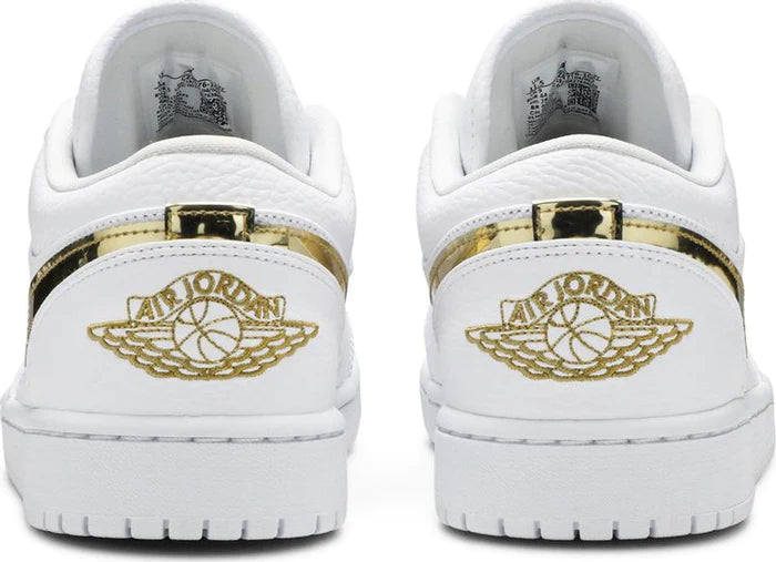 Air Jordan 1 Retro Low 'White Metallic Gold'