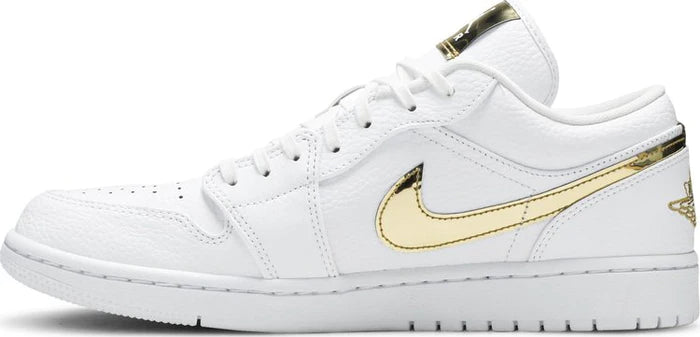 Air Jordan 1 Retro Low 'White Metallic Gold'