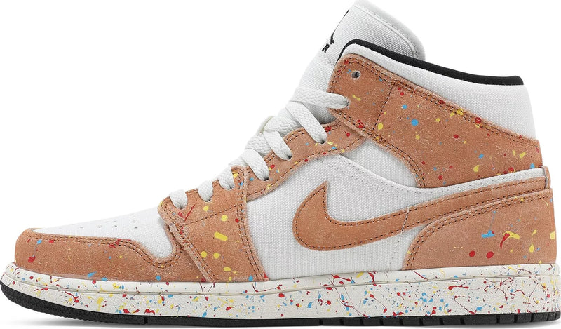 Air Jordan 1 Mid SE 'Brushstroke Paint Splatter'